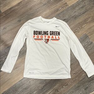 Nike White Bowling Green Football Short Sleeve Tee